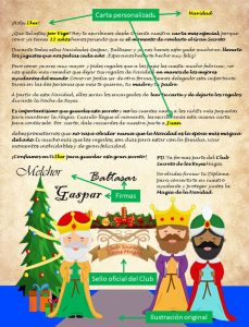 Comprar Carta Reyes Magos personalizada a los niños