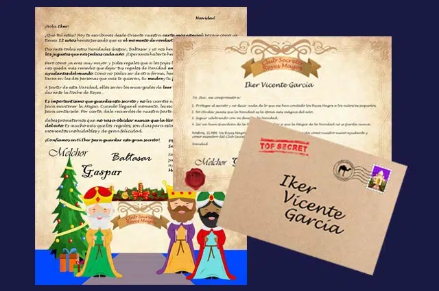 Comprar Carta Reyes Magos personalizada a los niños