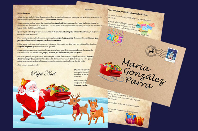 Comprar Carta de Papá Noel a los niños personalizada