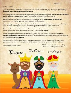 Comprar Carta Reyes Magos personalizada a los niños