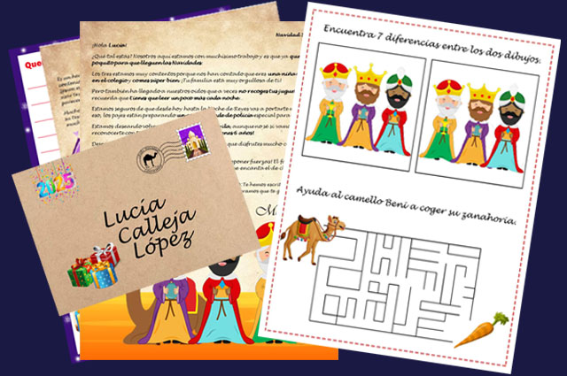 Comprar Carta Reyes Magos personalizada a los niños