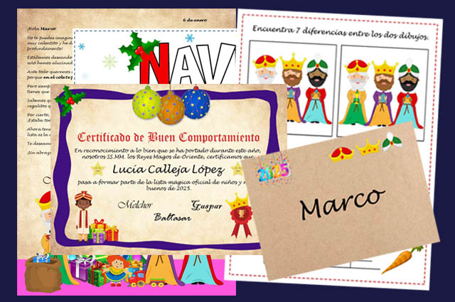 Comprar Carta Reyes Magos personalizada a los niños para la noche de Reyes