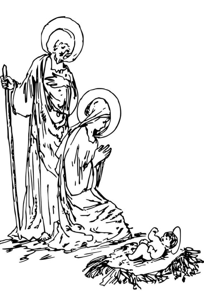 Dibujos Reyes Magos para colorear Gratis