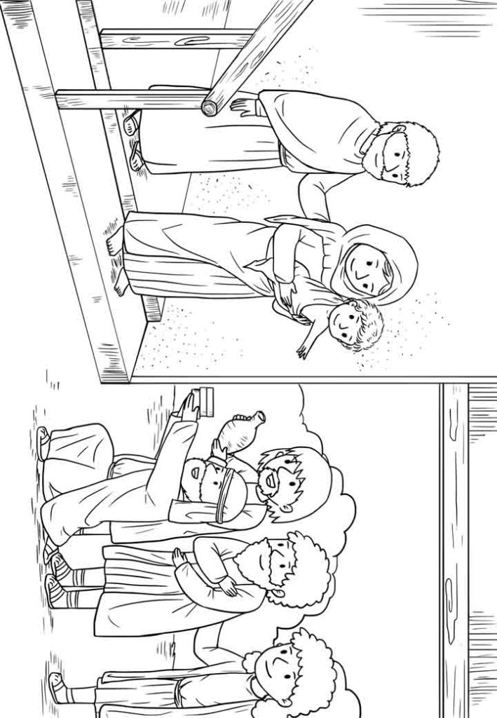 Dibujos Reyes Magos para colorear Gratis