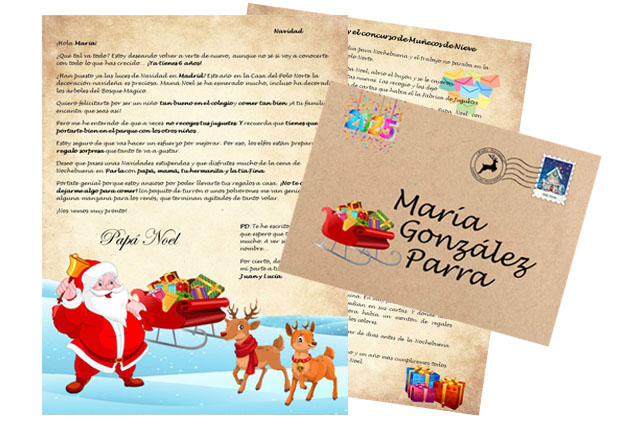 Comprar Carta de Papá Noel a los niños personalizada
