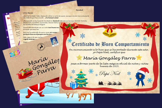 Comprar Carta de Papá Noel a los niños personalizada digital